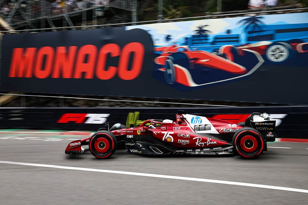 Charlesas Leclercas Ferrari