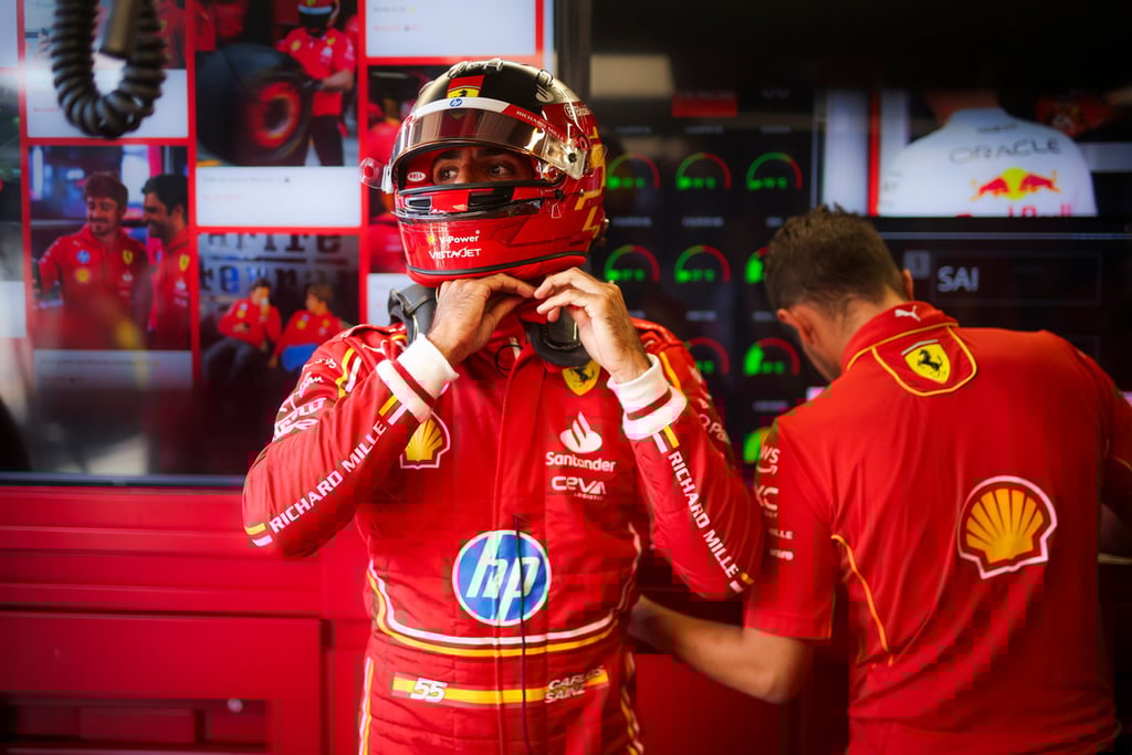 Carlosas Sainzas Ferrari Formulė-1