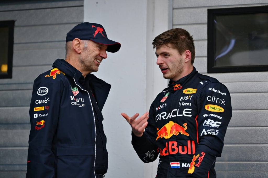 Adrianas Newey Maxas Verstappenas