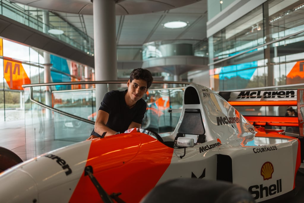 Gabrielis Bortoleto McLaren Formulė-1