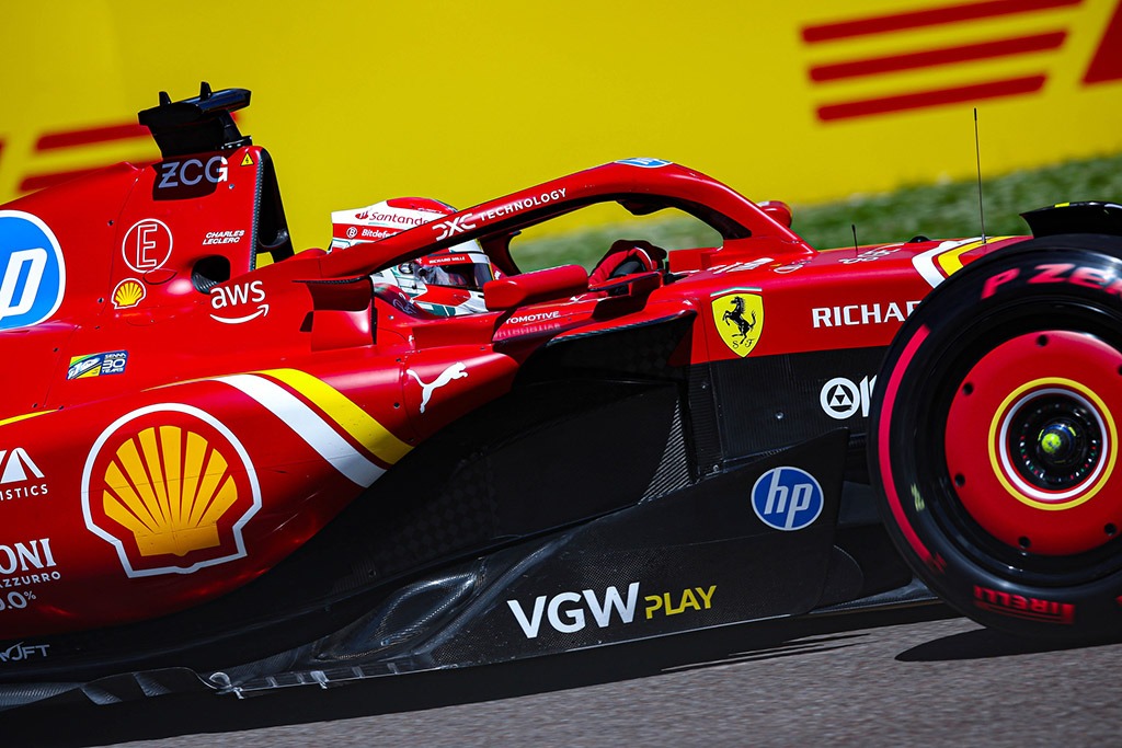 Charlesas Leclercas Ferrari