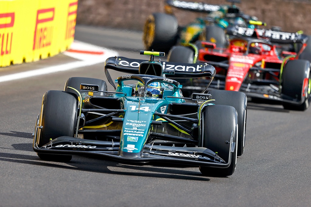 Fernando Alonso Aston Martin Formulė-1