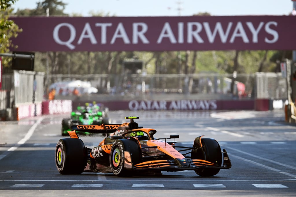 Lando Norrisas McLaren Baku Formulė-1