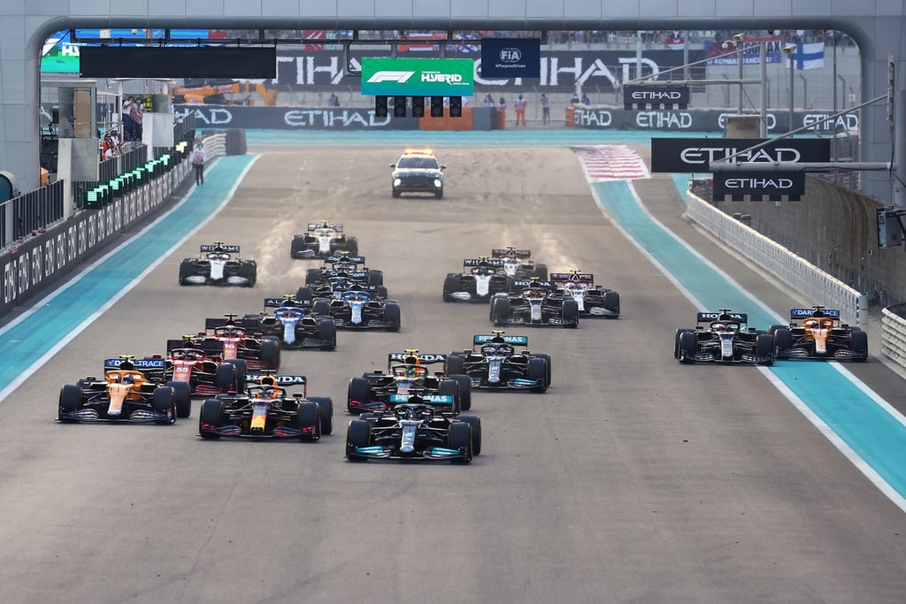 Formulė-1 lenktynės finalas Abu Dabis