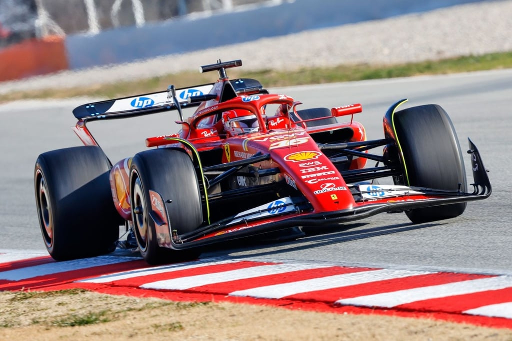 Charlesas Leclercas Ferrari Formulė-1