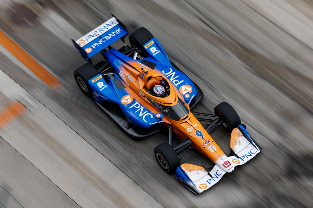 Scottas Dixonas Ganassi IndyCar