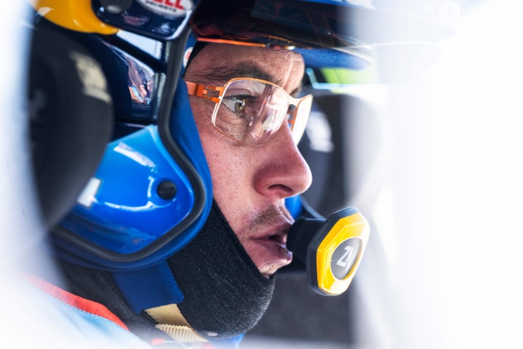 Thierry Neuville'is Hyundai WRC ralis