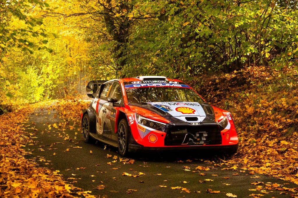 Ottas Tanakas Hyundai WRC ralis