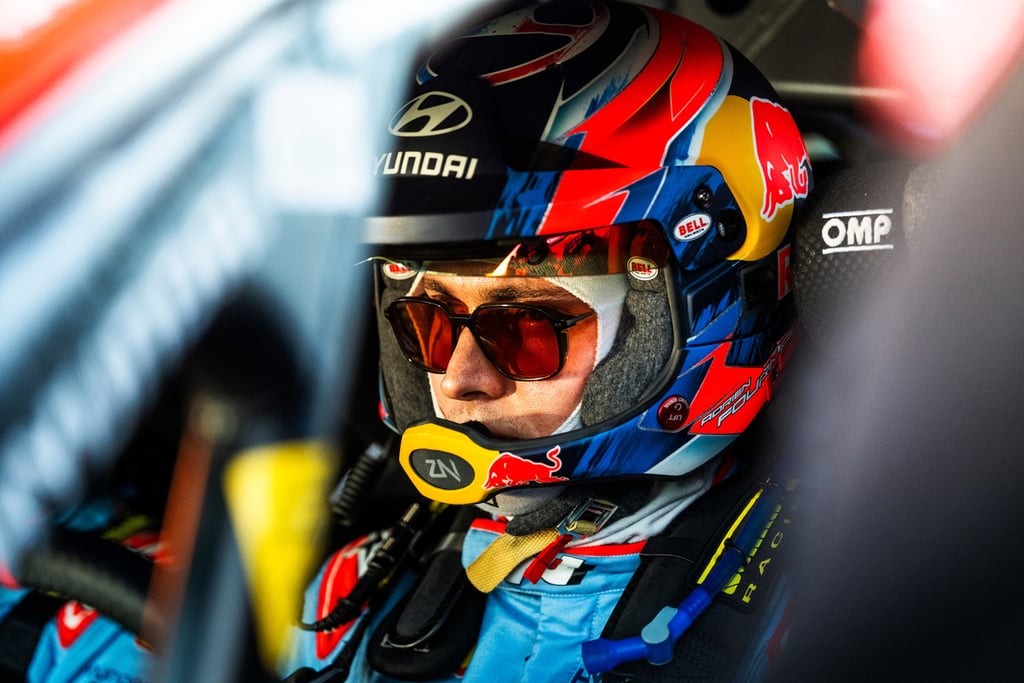 Adrienas Fourmaux Hyundai WRC ralis