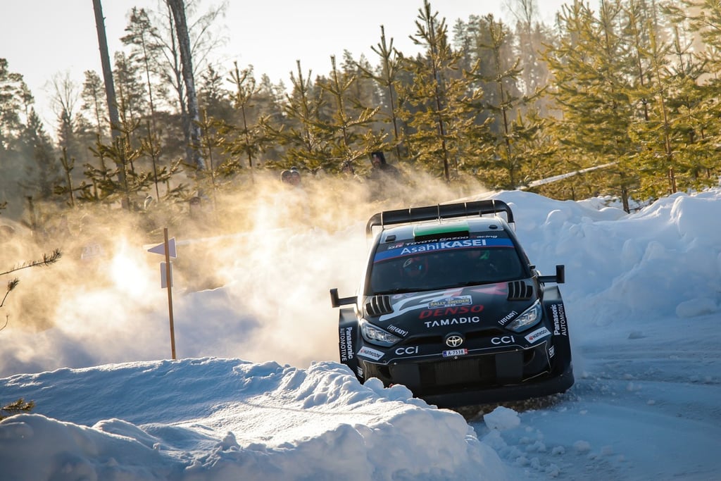 Elfynas Evansas Toyota WRC Švedijos ralis