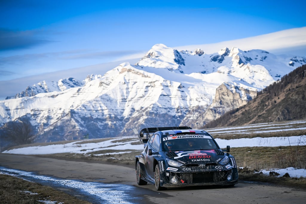 Sebastienas Ogier Toyota WRC ralis