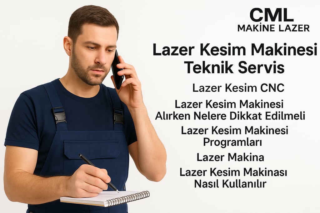 lazer kesim makinesi teknik servis