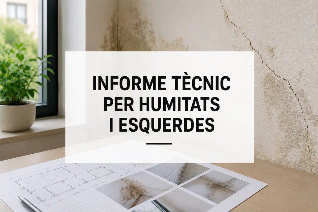 Informe tècnic per humitats, esquerdes i patologies constructives a Osona