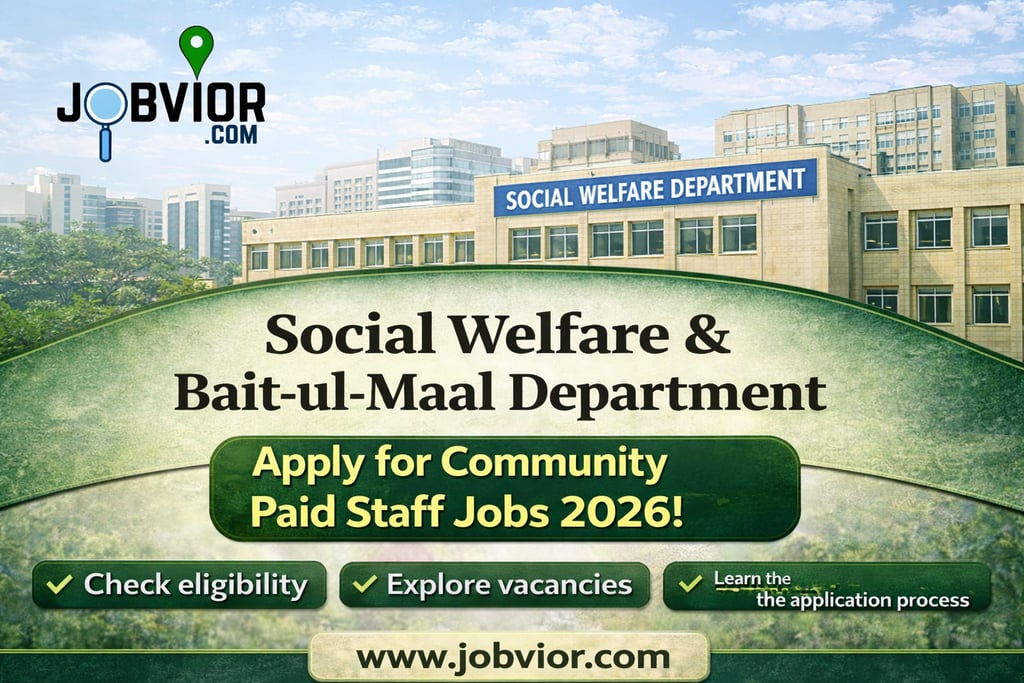 Community Paid Staff Jobs 2026 advertisement with positions, eligibility criteria and last date