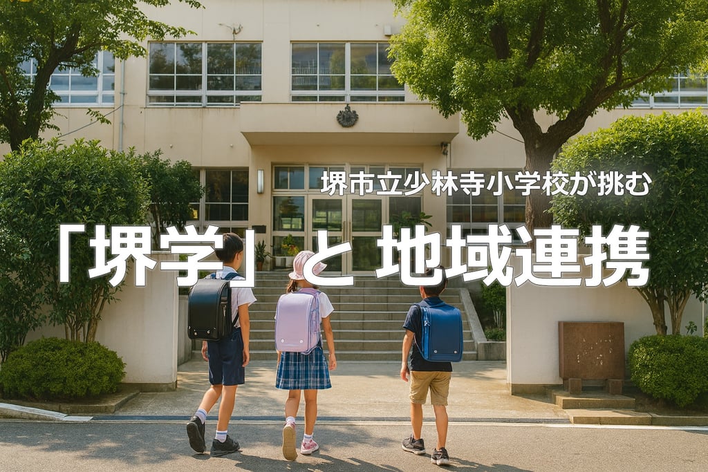 堺市立少林寺小学校に児童が通うイメージ画像｜堺市のニュースならサカイタイムズ