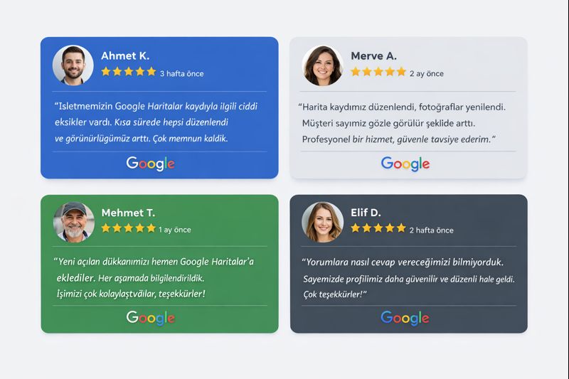 google Harita Danışmanlığı memnuniyet yorumları