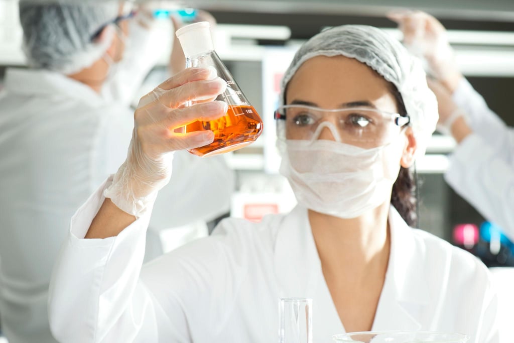 Pharmaceutical raw material sourcing process in a modern laboratory