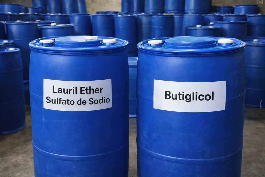 Insumos químicos para la fabricacion de productos de limpieza -QuimicaTyS