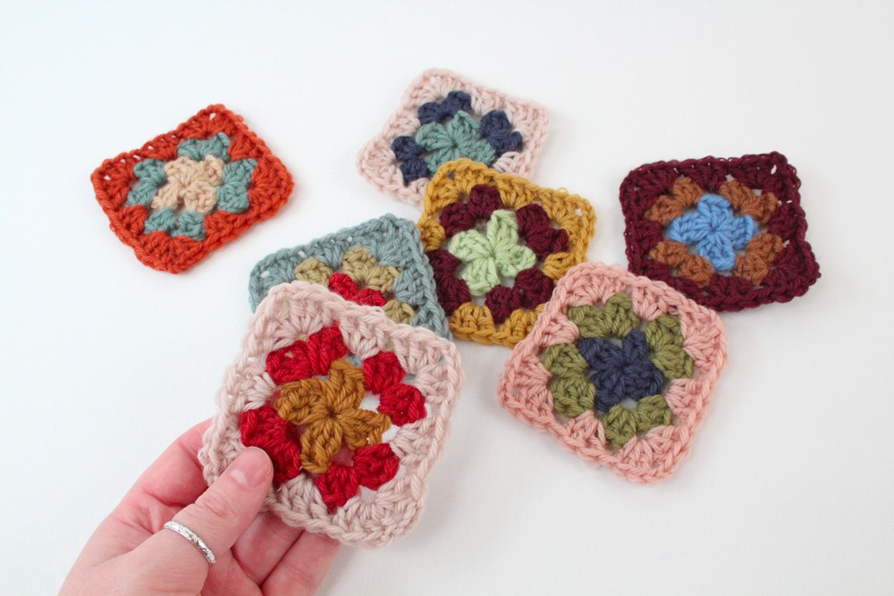 pile of granny squares
