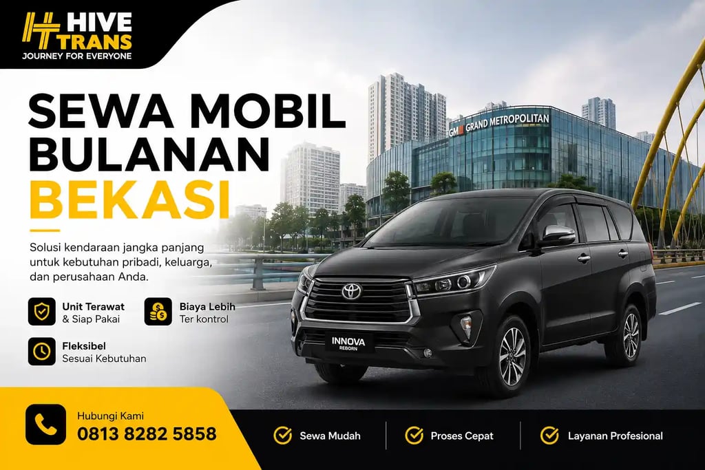 Sewa Mobil Bulanan Bekasi