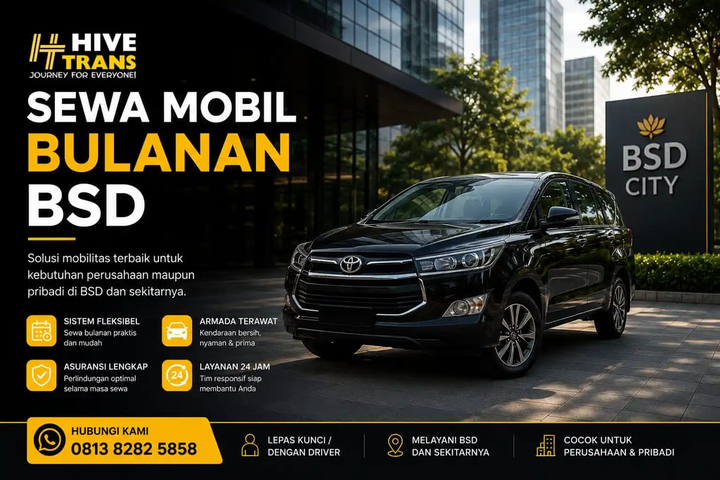 Sewa Mobil Bulanan BSD