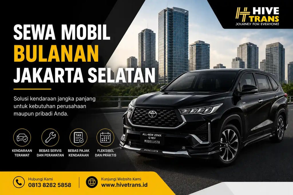 Sewa Mobil Bulanan Jakarta Selatan