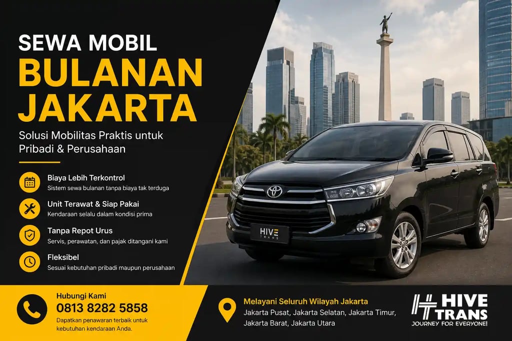 Sewa Mobil Bulanan Jakarta