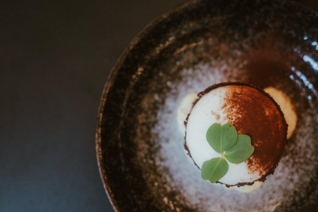 Photographie culinaire d'un dessert du restaurant Martin Paris