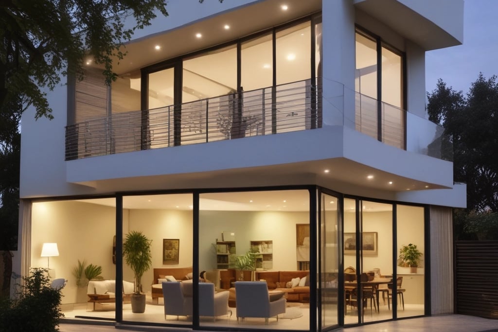 Bright living room with modern inventory