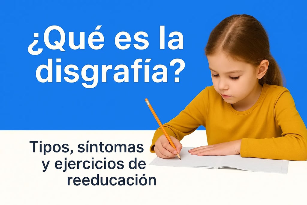 ¿Qué es la Disgrafia?