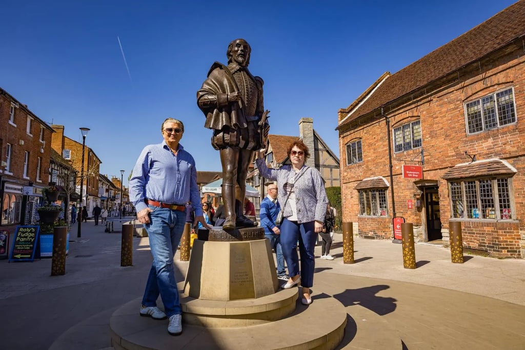 orasul lui Shakespeare cu Aescopera Anglia