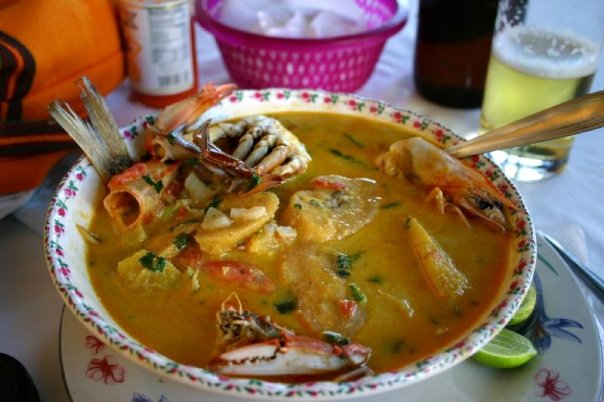 Tapado traditional dish in Livingston Guatemala