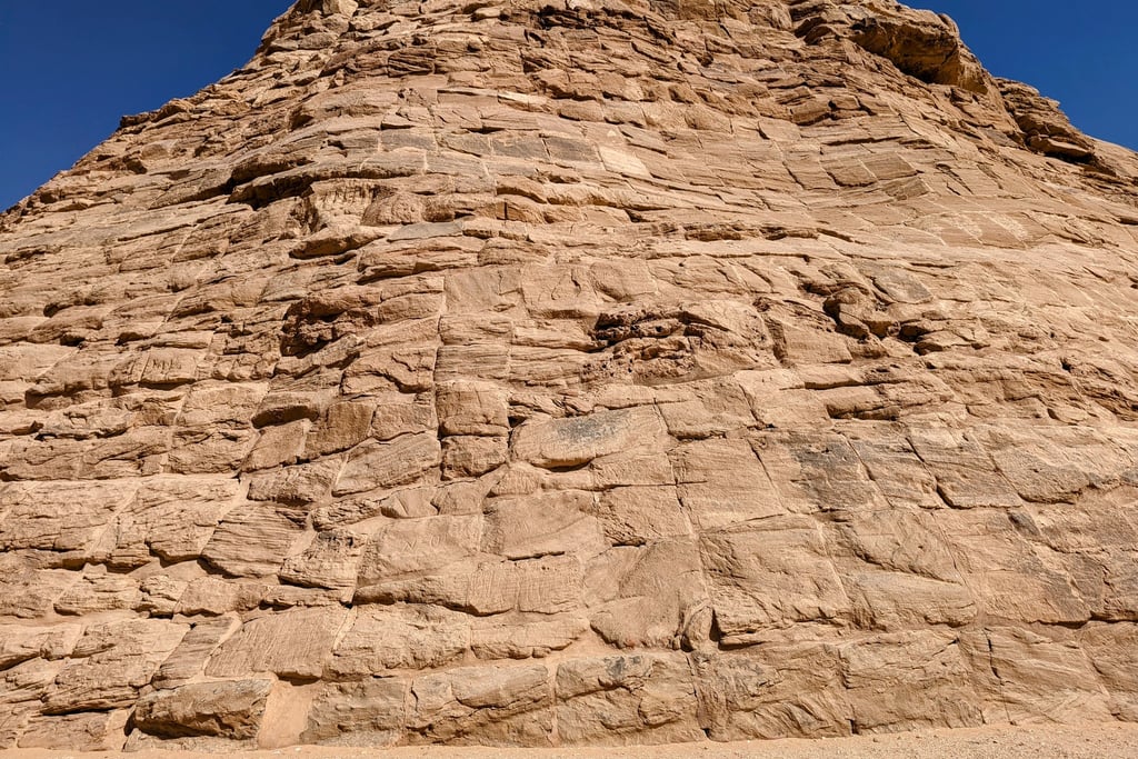 Abu Simbel Mountain carved