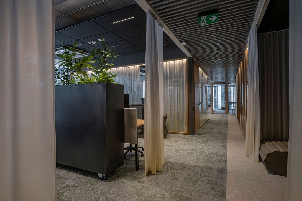 Ombre akustinės užuolaidos