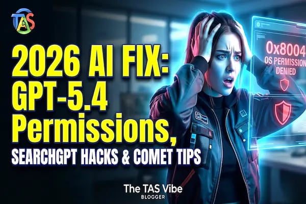 2026 AI Fix: GPT-5.4 Permissions, SearchGPT Hacks & Comet Tips