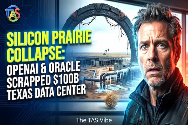 The Silicon Prairie Collapse: Why OpenAI & Oracle Scrapped the $100B Texas Data Center