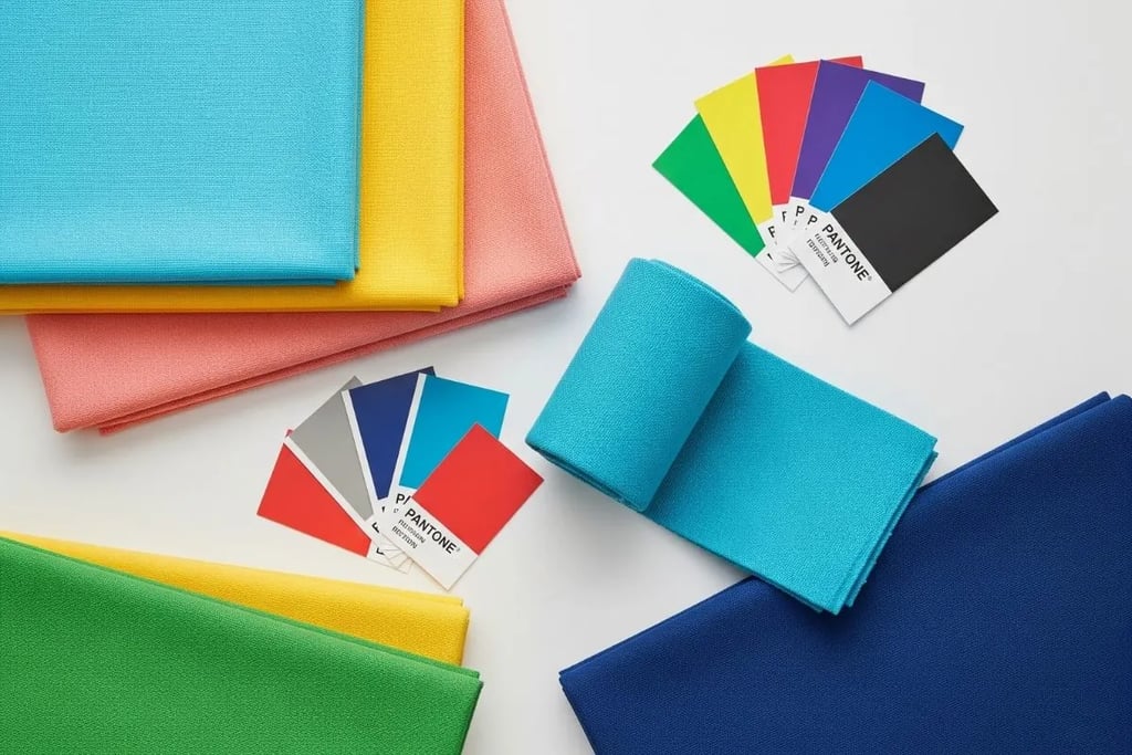 Pilihan warna cerah kain kanvas polyester SIGNIFO untuk bahan proyek DIY tote bag Anda.