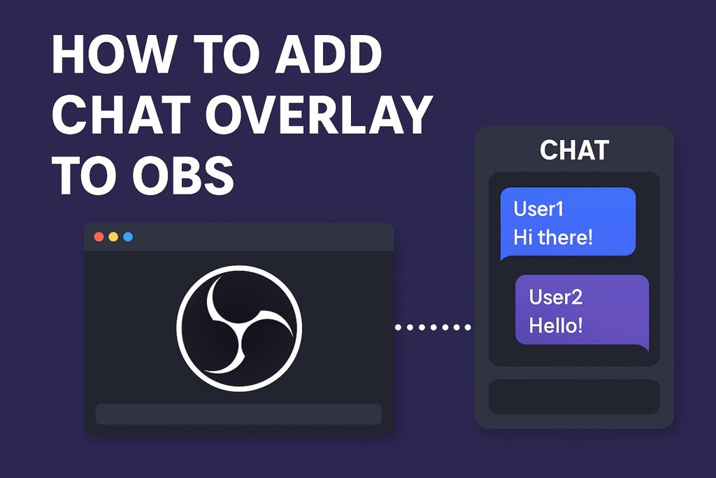 how to add chat overlay to OBS