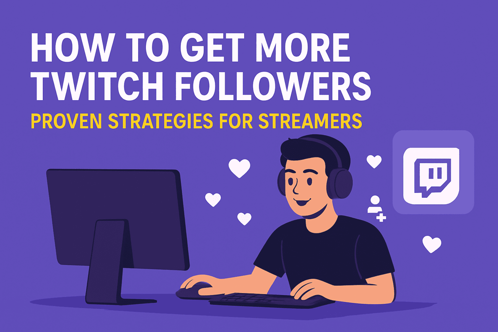 how to get more twitch followers: proven strategies for streamers
