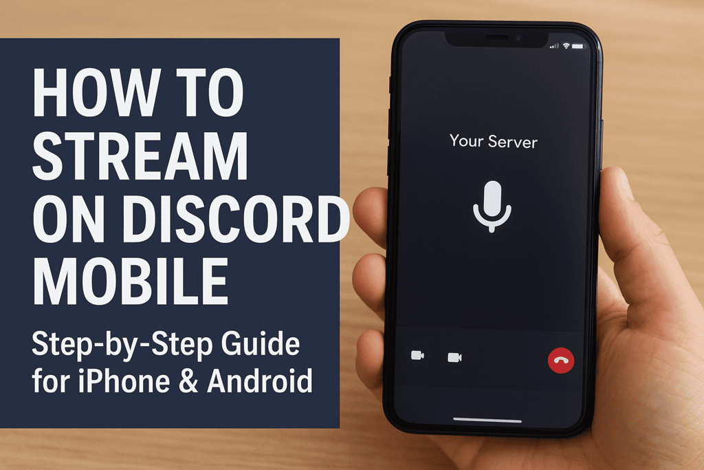 how to stream on discord mobile: step by step guide for iphone & android