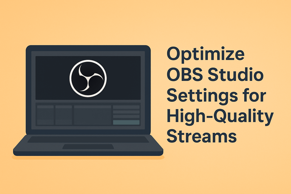 optimize obs studio settings for high quality streams