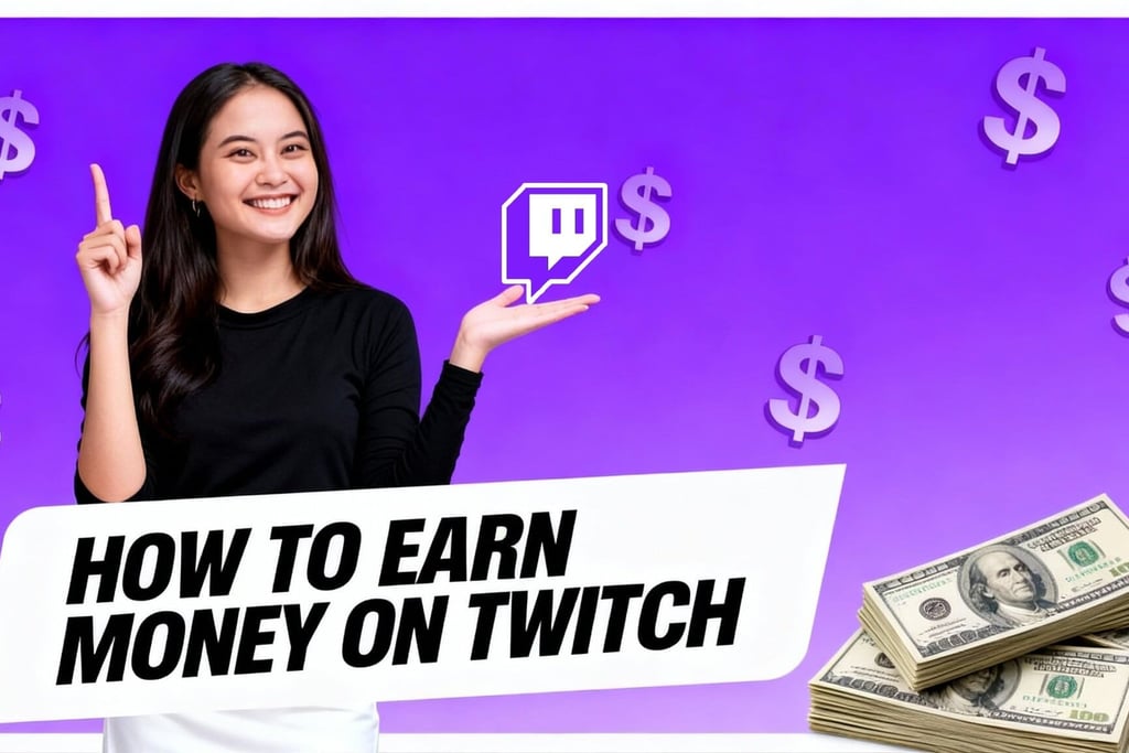 how to earn money on twitch