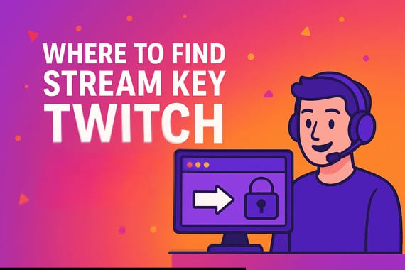 where to find stream key twitch