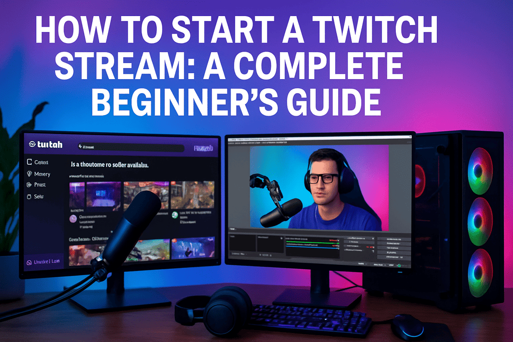 how to start a twitch stream: a complete beginners guide