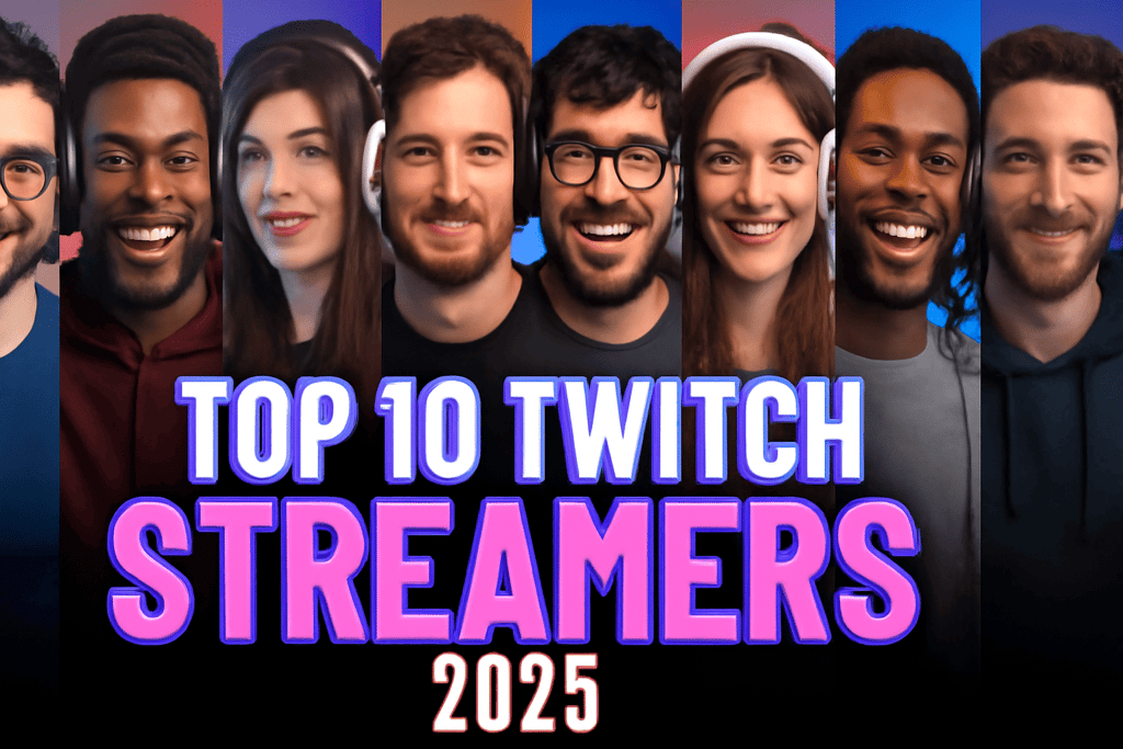 top 10 twitch streamers 2025