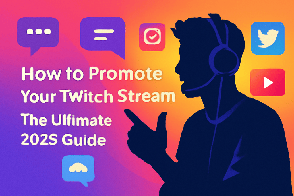 how to promote your twitch stream - the ultimate 2025 guide