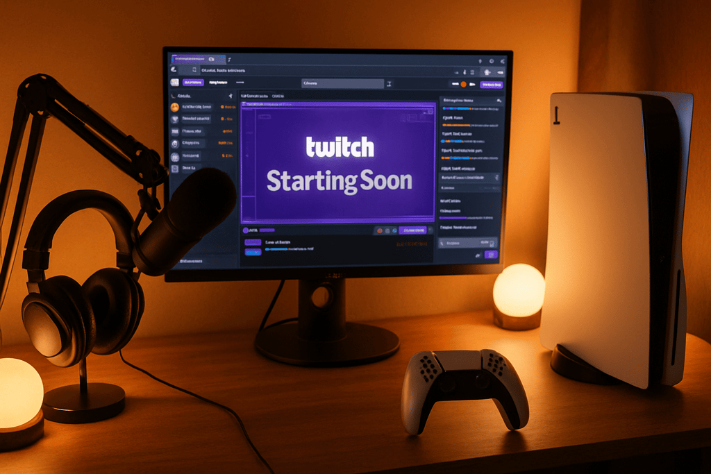 how to start a stream on twitch ps5