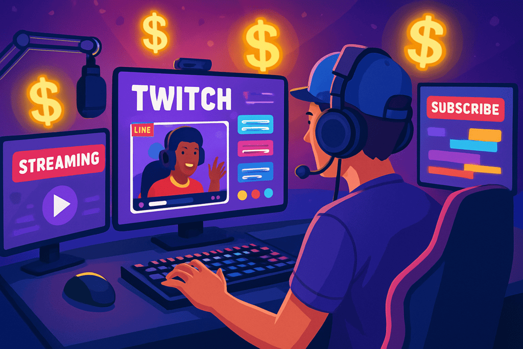 how to make money on twitch gaming