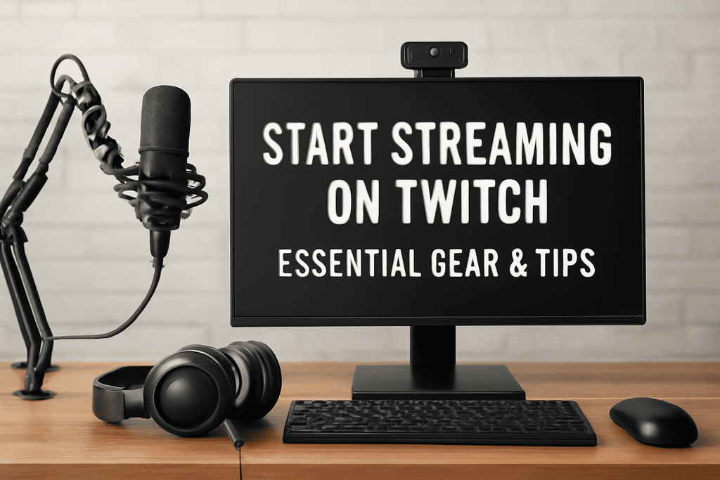 what do you need to start streaming on twitch? essential gear & tips