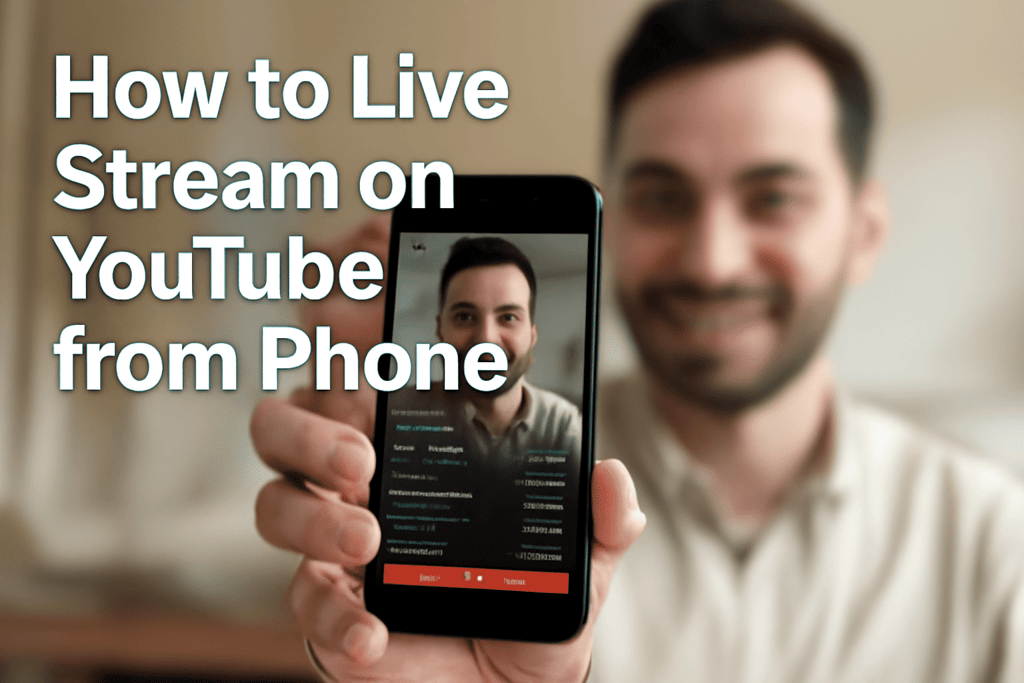 how to live stream on youtube from phone: step by step guide 2025